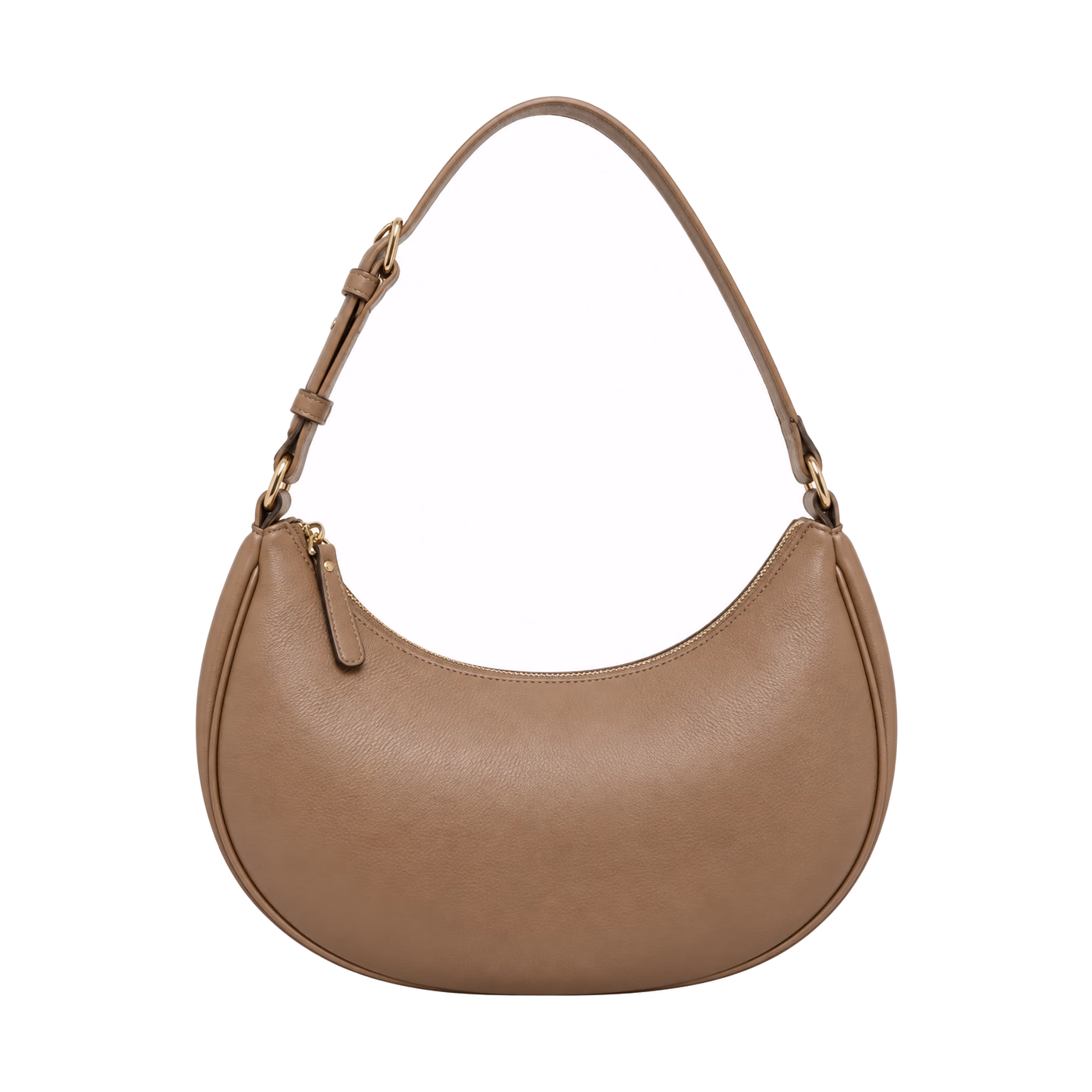Half-Moon Shoulder Bag in Mocha