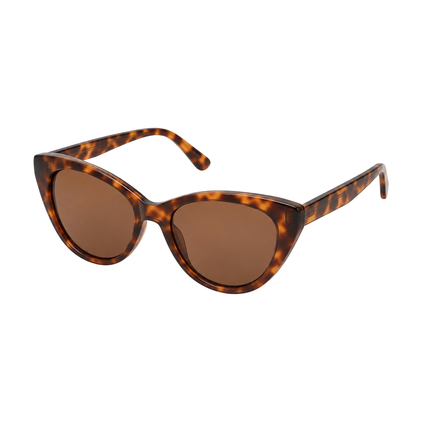 Soft Cat-Eye Sunglasses in Tortoiseshell